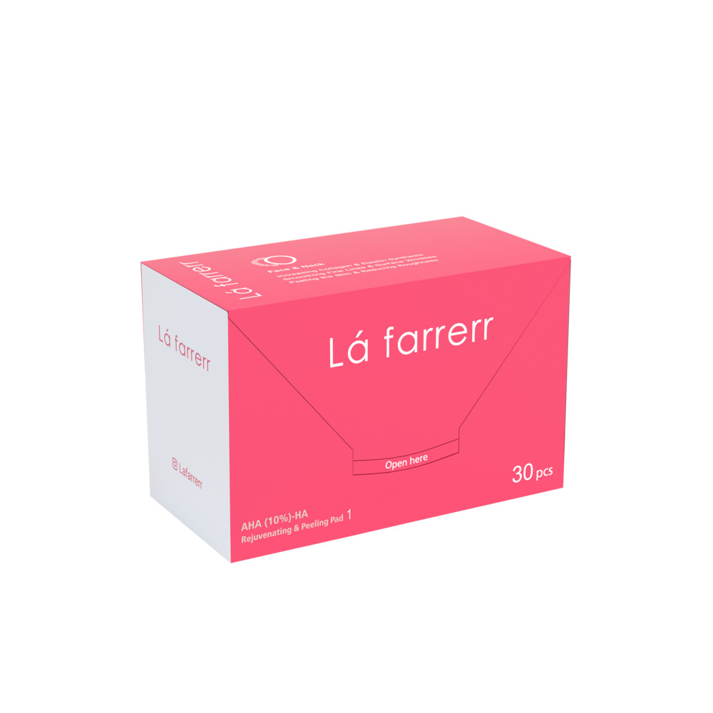 تصویر تصویر پد لایه بردار و جوانساز پوست حاوی AHA(10%)-HA لافارر کد 1